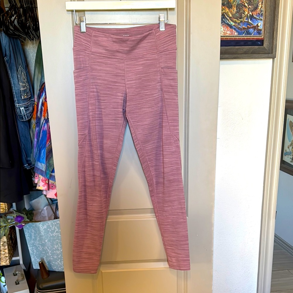 Athleta Girl Mauve High-Rise Leggings